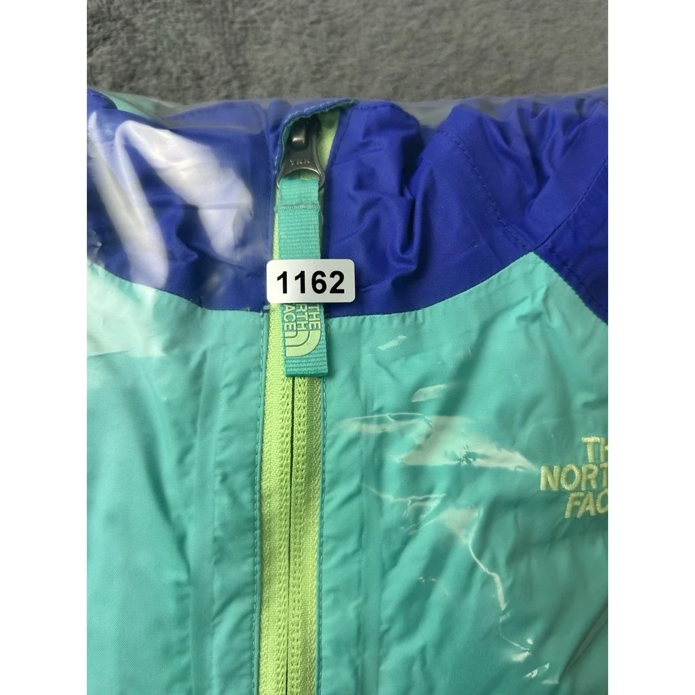 The North Face Girls DryVent Color-block Hooded Rain Wind Jacket Size XS (6)